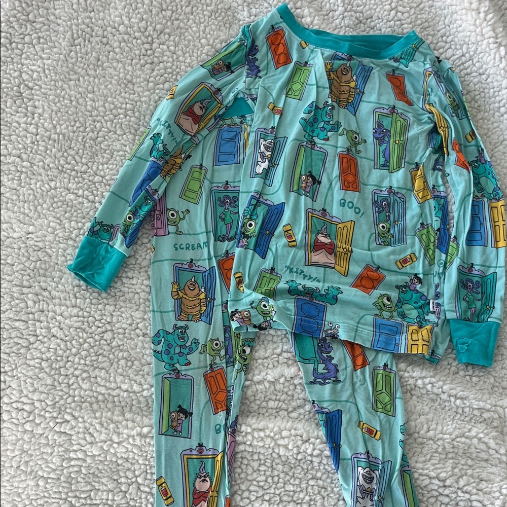 Disney Little Sleepies Monsters Inc Print Pajama Set